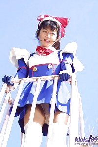 Akane Gets Her Sailor Dress Ripped Off By Her Boy As He Ties Her Up